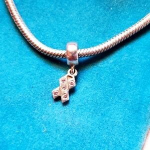 Pandora 925 ribbon dangle charm